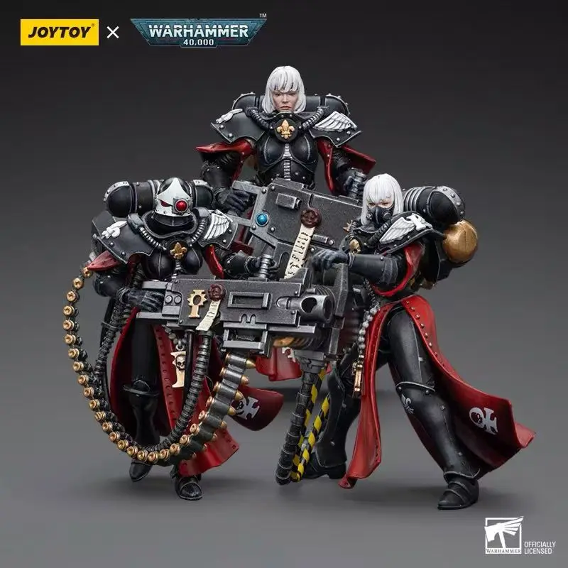 

In Stock JOYTOY 1/18 Action Figure (3PCS/SET) 40K Adepta Sororitas Retributor Anime Action Figures Model Toys Collection Gifts