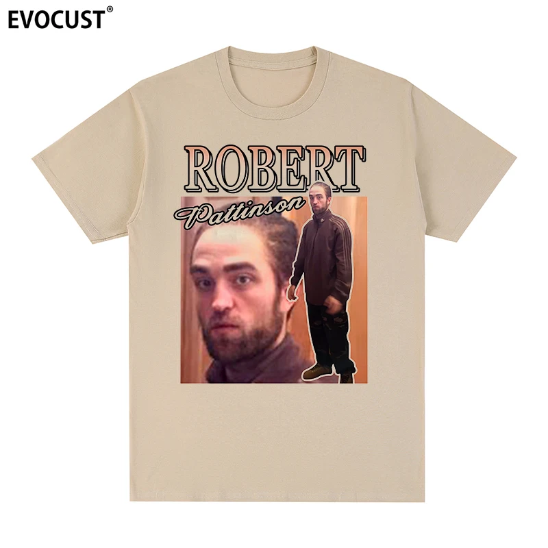 Robert Pattinson Standing Meme Funny T-shirt Vintage Rob Cotton Men T-shirt New TEE TSHIRT Womens Tops