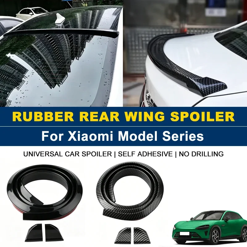 

For Xiaomi SU7 SU7L YU7 YU7GT SU7 Max YU9 Pro Ultra 1.5M Self-Adhesive Rear Spoiler Wing No Drill Trunk Lip Exterior Parts
