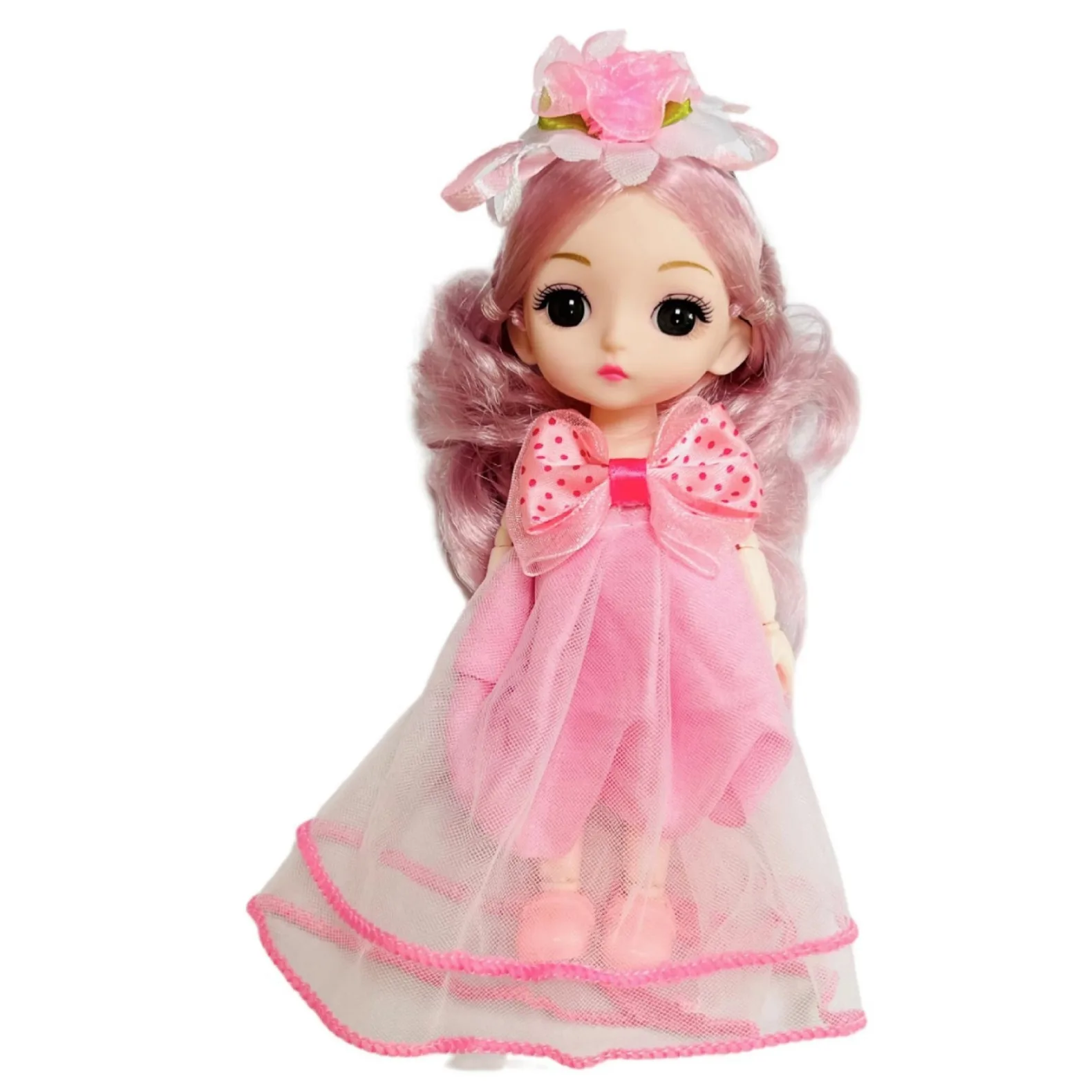 Abito lungo Portachiavi bambola principessa Regalo per figlia Carino squisito vestire bambola principessa giocattolo Corpetto Portachiavi Ciondolo borsa femminile