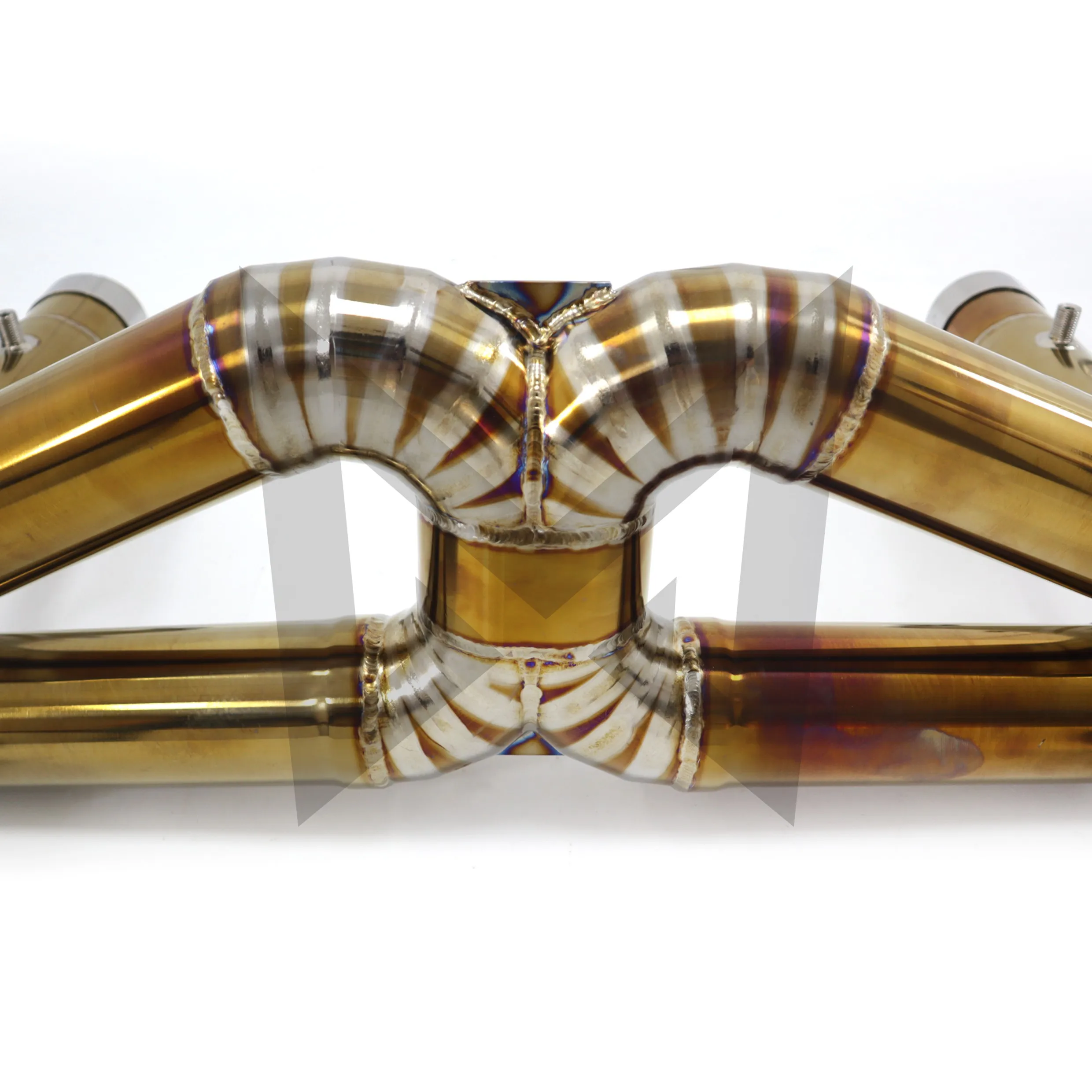 MANX Catback لفيراري F8 العنكبوت التركيز على أنبوب التيتانيوم واضح بصوت عال عادم السيارة قطع غيار السيارات الذهب اكسسوارات السيارات