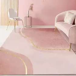 Pink Girl Modern Carpet for Living Room Home Decoration Children Carpets for Rooms Large Area Rug Cute Door Mat Non Slip Carpet