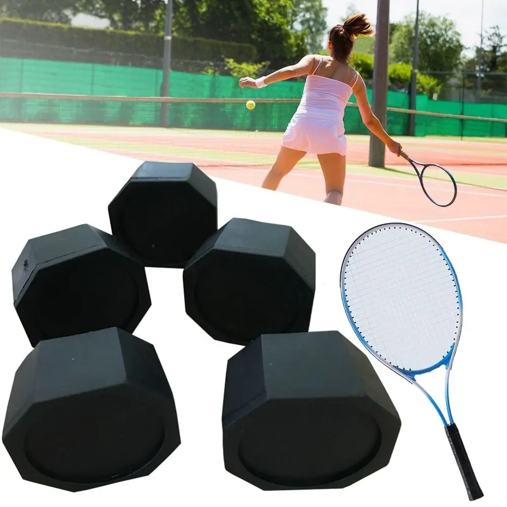 

Durable Black Tennis Racket End Cap Shock Absorption Sport Supplies Handle Cap Accessories Plastic Racquet Damping Grip Cover