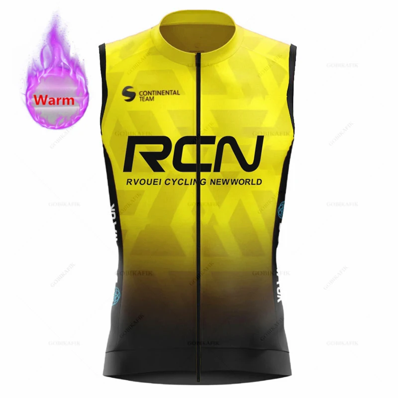 Winter Thermal Fleece Cycling Vest 2026 New Sleeveless Cycling Vest Warm Bicycle Vest MTB Road Bike Tops Warm Cycling Jersey Men