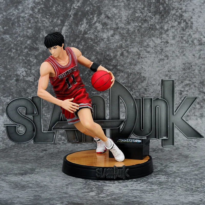 

21cm SLAM DUNK Shohoku Basketball Player Anime Doll Rukawa Kaede PVC Action Model Toy