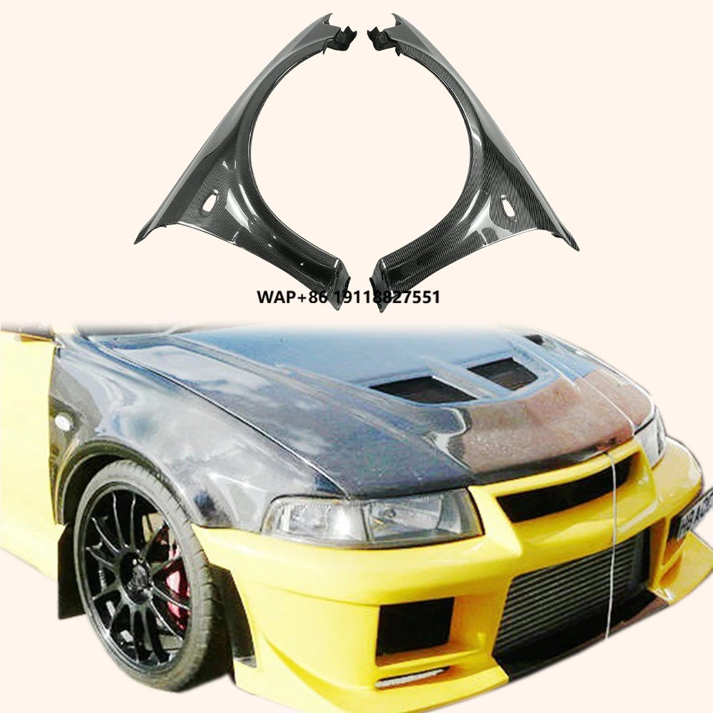 

Пара передних крыльев из карбона в стиле OEM для Evolution EVO 5 6