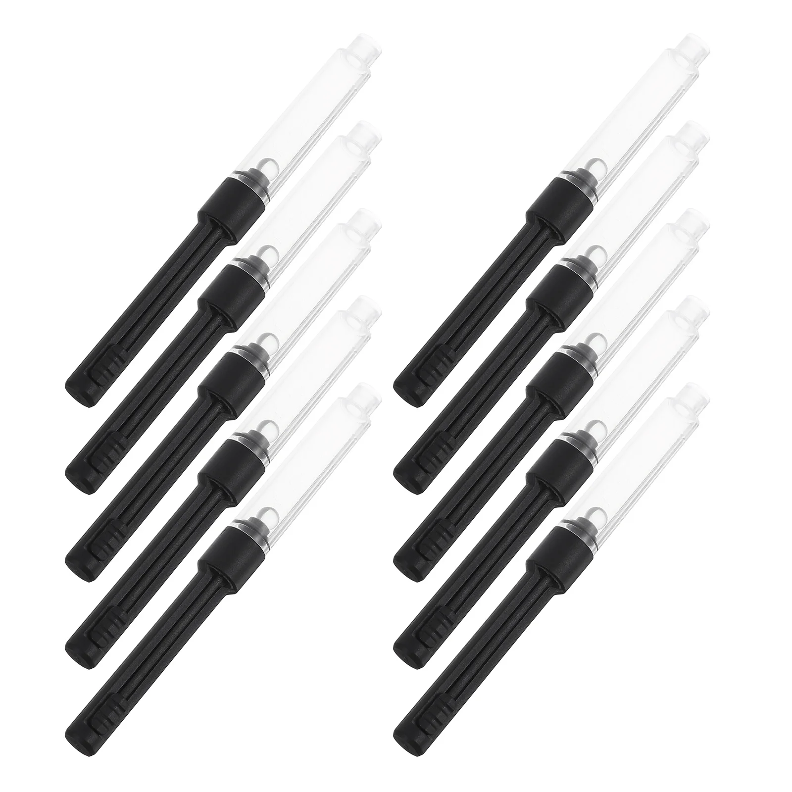 

10pcs Fountain Pen Ink Converter Refillable High Capacity Replacement For Writing Pens Smooth Writing Compatible With Most