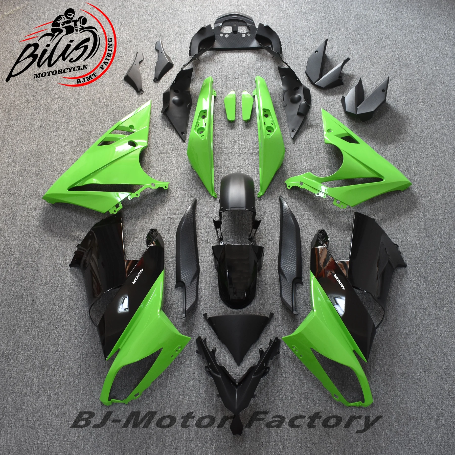 

OEM Body For KAWASAKI NINJA 650R ER 6F ER6 ER 6 F ER-6F 09-11 ER6F 09 Factory Green 10 11 650 R 2009 2010 2011 Fairings