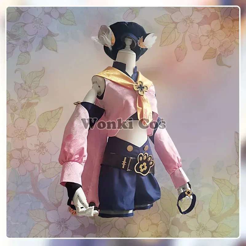 2025 Nuovo Gioco Impact Katzlein Costume Parrucca Cute Cat Neko Girl Gen Diona Cosplay Shin Abiti AA