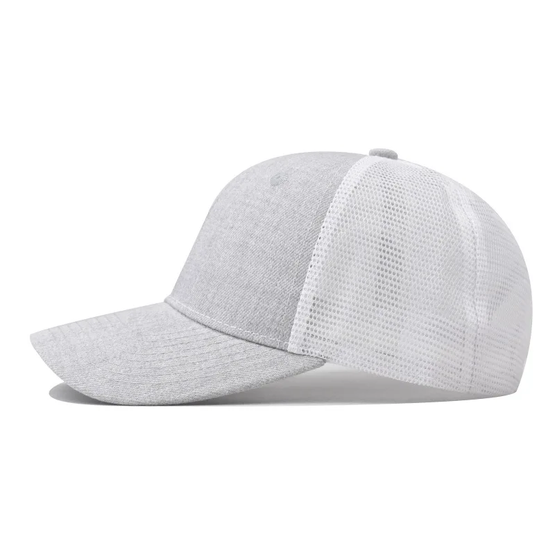 Baseball Cap Adult Net cap Shallow curved eaves Hat Unisex Summer hat Breathable hat shade Spring Autumn Cap Hip Hop Fitted Cap