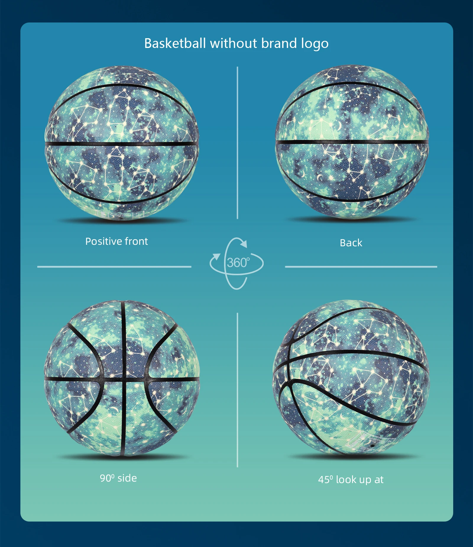 Leuchtender Basketball Offizielle Größe 5/6/7 Erwachsene Jugendliche Composite PU Basketball Langlebig für Innen und Außen Straßenball Hohe Qualität – Detail 10