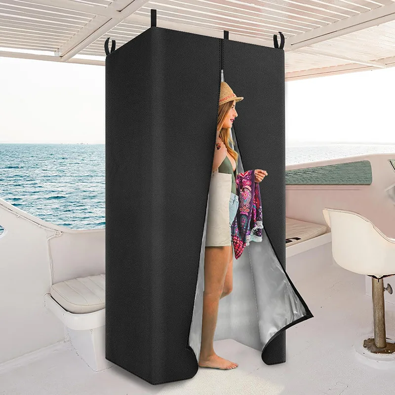 Chambre à langer pour bateau, tente de confidentialité suspendue robuste, douche, cabine d'essayage Portable pour ponton de Camping