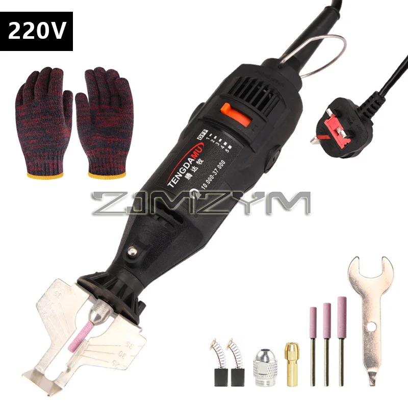 Electric Chainsaw Sharpener Handheld Chain Grinder High Speed Chain Teeth Sharpening Grinding Machine File Tools