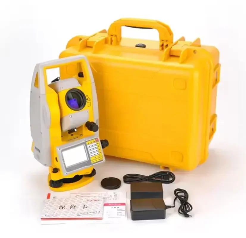 South N3 Optical Total Station | Geographic Survey Instrument with Prism, 5000m Measuring Distance