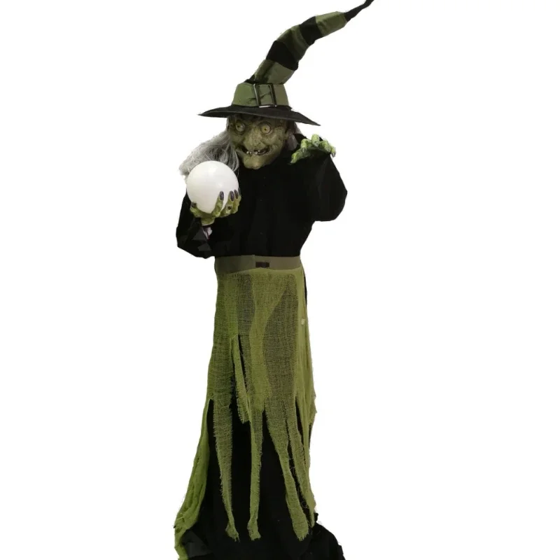 

Halloween Crystal Ball Magic Witch Electric Ghost Bar Haunted House Secret Room Dance Decoration Props Supplies