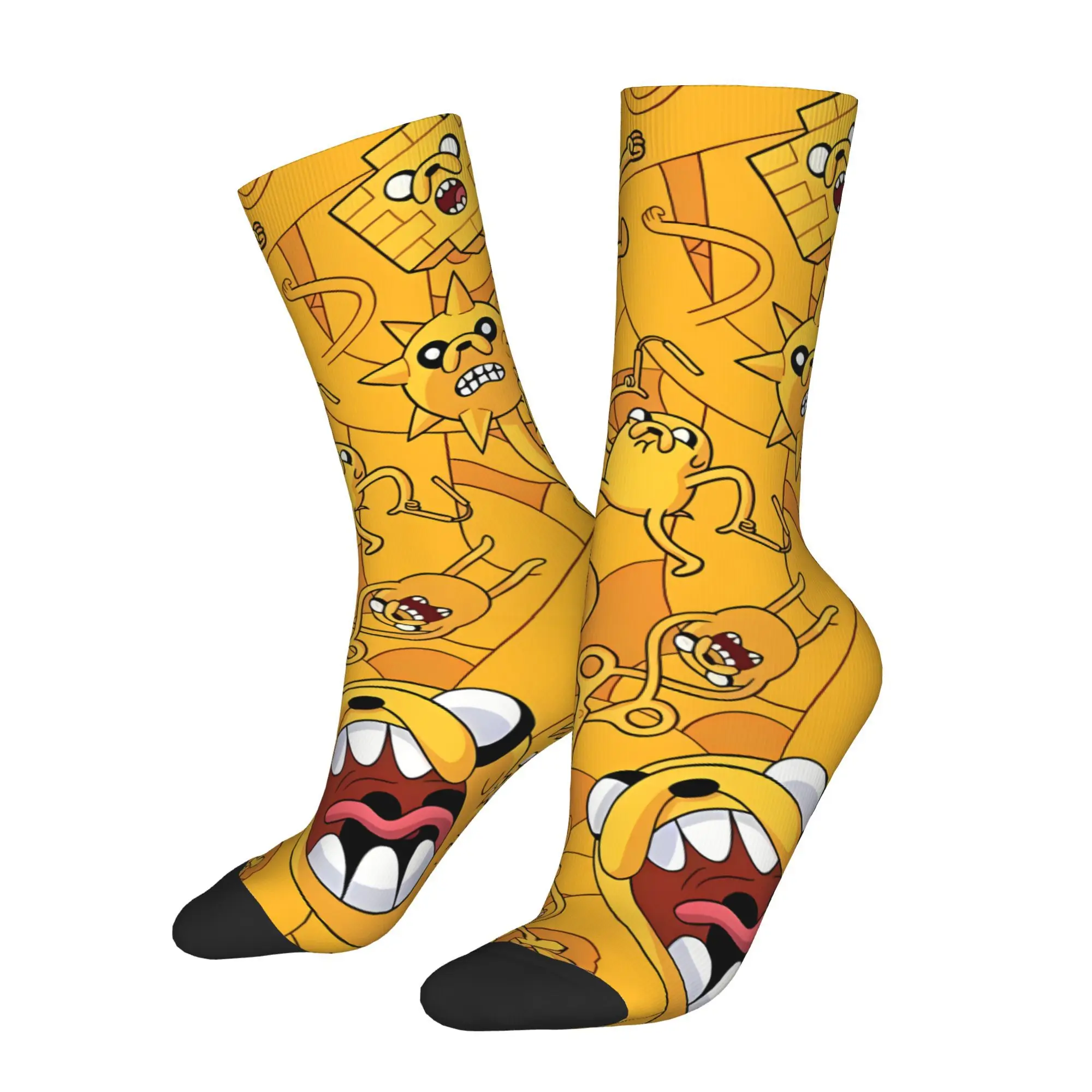 Game Adventure Time with Finn and Jake Sock Printed Man Polyester Fashion