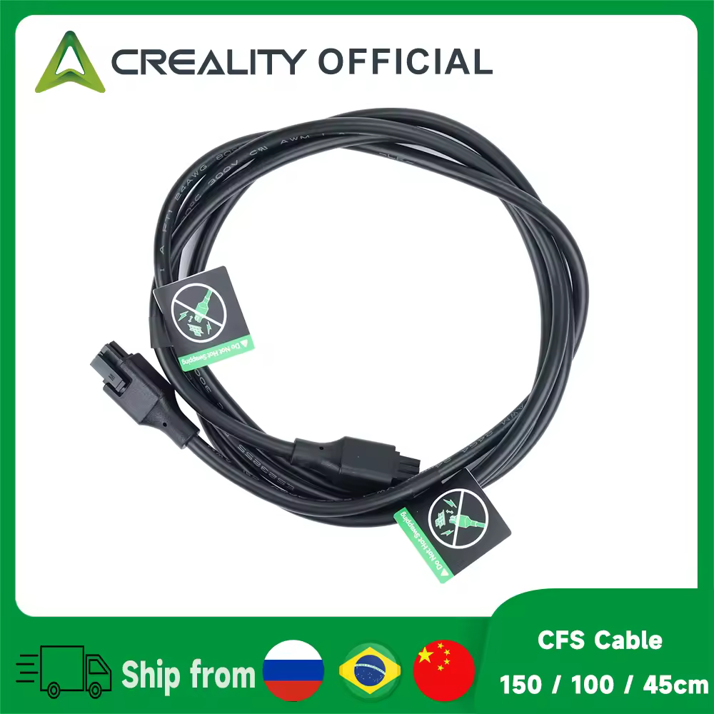 כבל הרחבה Creality CFS 150/100/45cm 485 מחבר K2 Plus/K2/K2 Pro/K1C/K1 SE/K1 Max למדפסת תלת-ממד למערכת פילמנט CFS