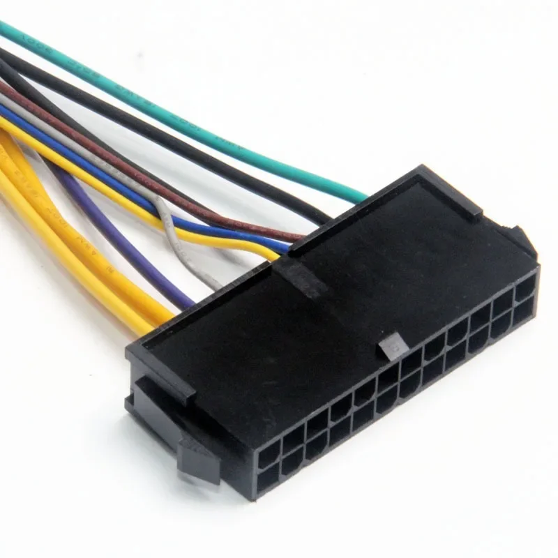 ATX كابل إلى 2-Port 6Pin موصل للوحة الأم ، امدادات الطاقة محول الحبل ل HP Elite 8100 ، 8200 ، 8300 ، 800G1 ، 30 سنتيمتر ، 18AWG ، 24Pin