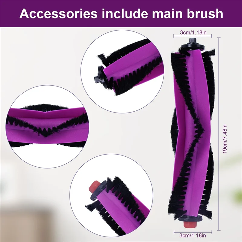 

WORTHOWN-Accessory Kit For Eureka J15 Pro Ultra Replacement Cloths For Eureka J15 Pro Ultra