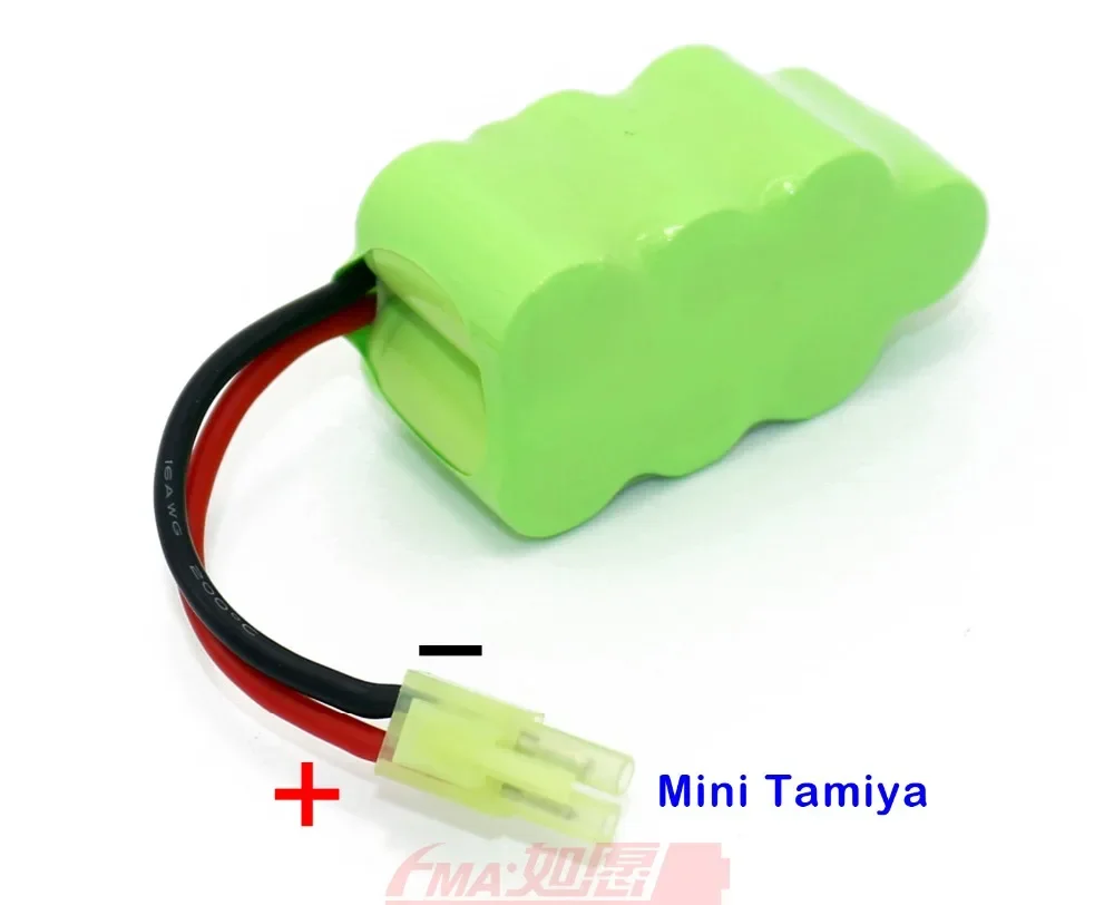 2pcs Ni-MH Rechargeable Battery 8.4V 1300mAh for Remote Control Model RC Airplane High-Power w/Mini Tamiya 29A7SX