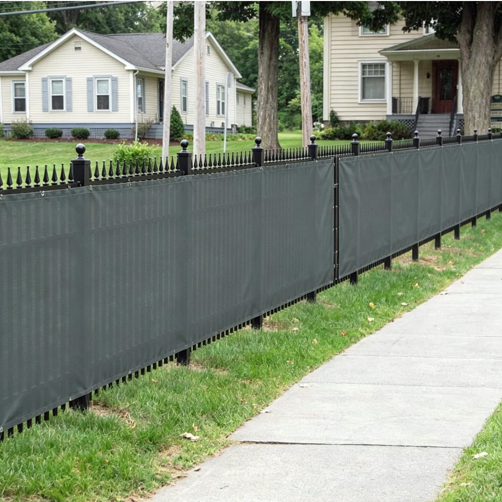 Privacy Shading Cloth Balcony Fence Screen Outdoor Sunshade Net for Garden Wall Backyard Porch Rope Cable Tie Included