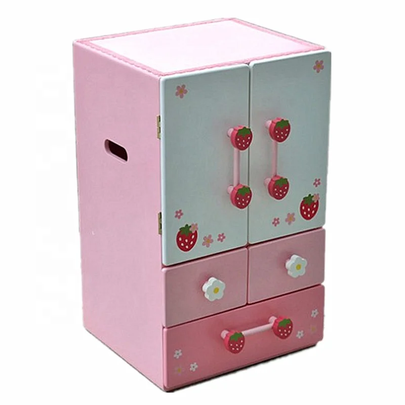 

Kids toy play set wooden Fridge play set toy for girls Role play set