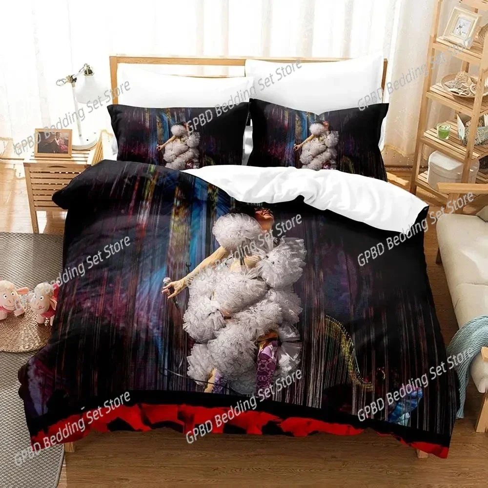Singer Bjork Björk Bedding Set Duvet Cover Bed Set Quilt Cover Pillowcase Comforter king Queen Size Boys Adult Bedding Set