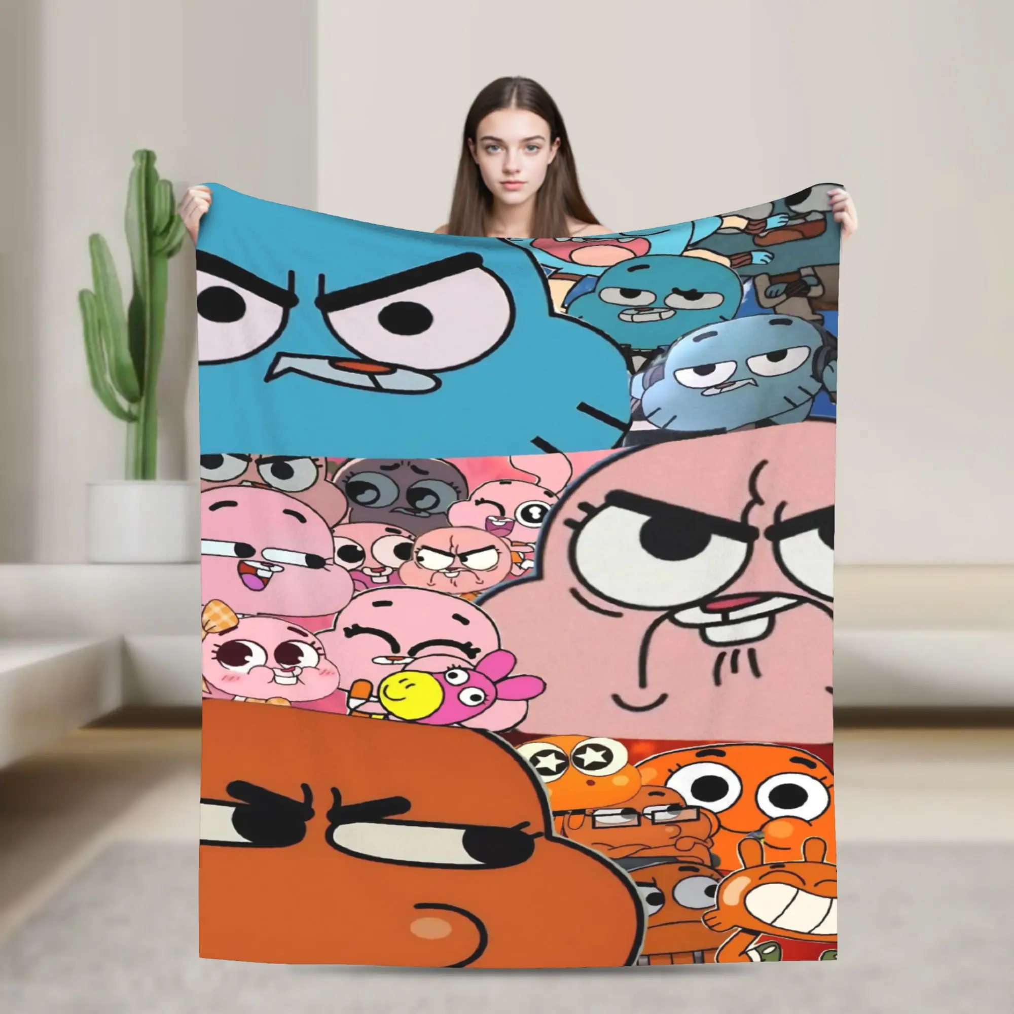 Anaise Gumballs Darwins Blanket Fleece Amazings Gumballs Lightweight Throw Blankets for Bedding Couch Bed Rug