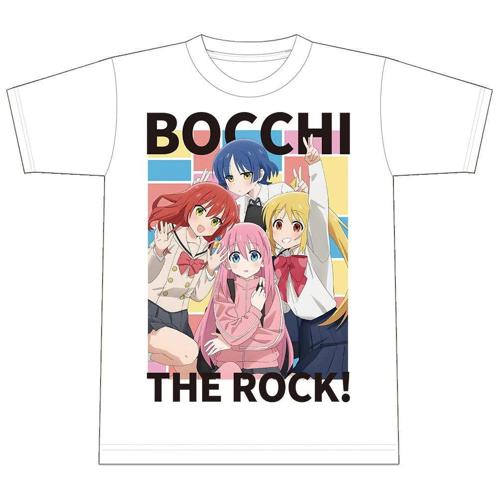 Bocchi the Rock Newest Edition Hitori Gotoh Nijika Ijichi Ryo Yamada Ikuyo Kita Character T-Shirt Unisex Men Women Softy Tops
