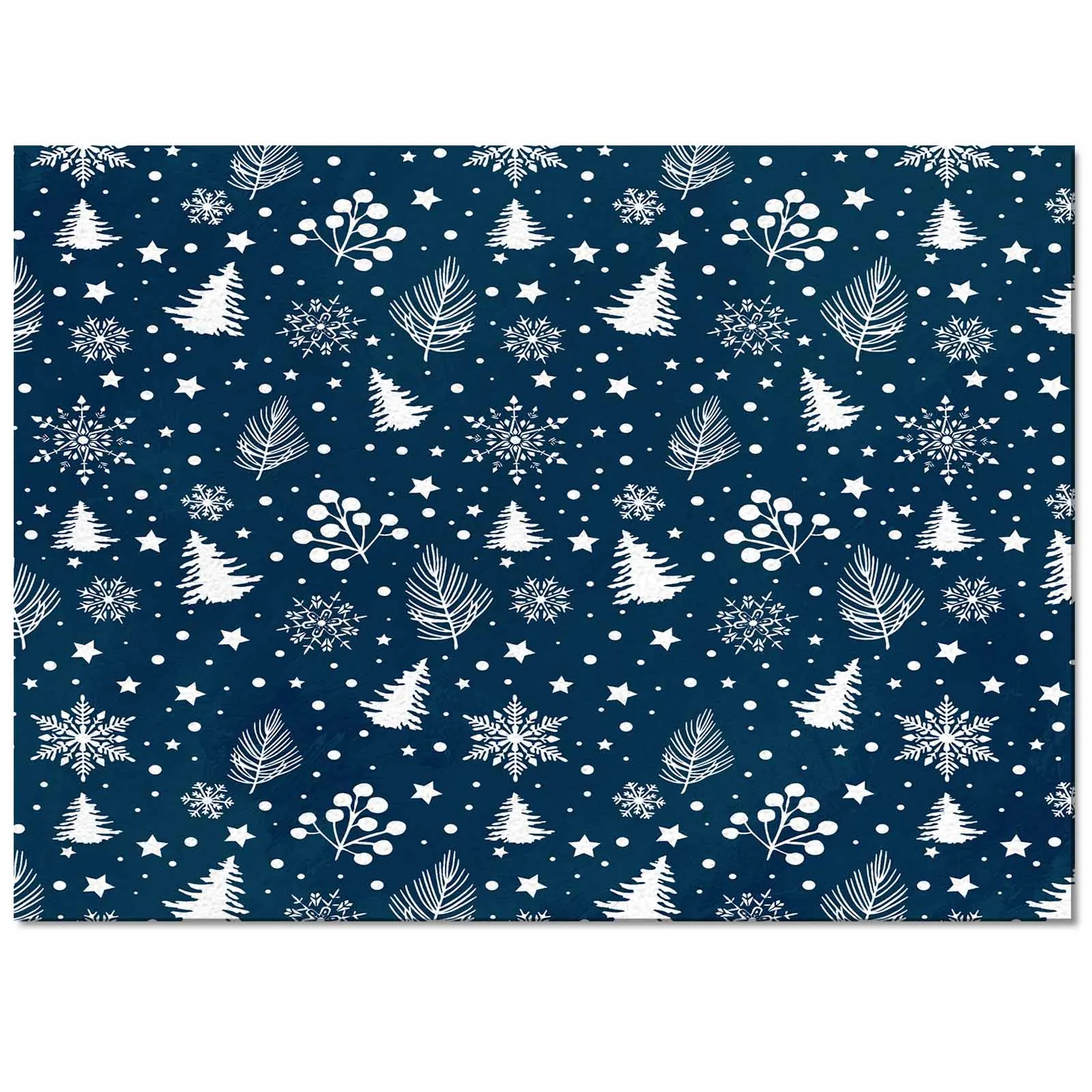 Christmas Pine Needles Snowflakes Living Room Floor Mat Children's Room Bedroom Bedside Carpet Kitchen Door Mat