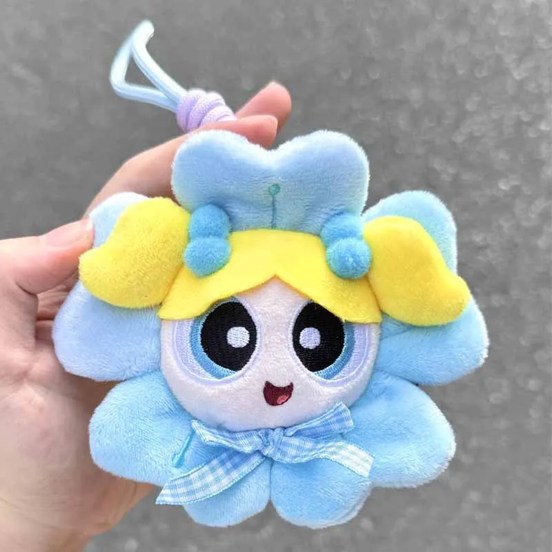 

The Powerpuff Girls Anime Peripheral Plush Toys Cherry Blossom Series Cute Cartoon Plush Toys Backpack Pendant Decoration Toy