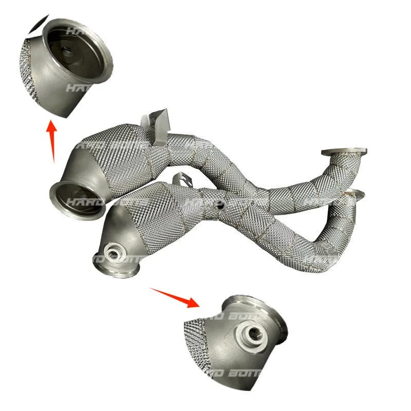 High Quality Racing Exhaust Downpipe for Aston Martin Vantage Coupe 4.0T V8 2019-2022 Head Section Exhaust Pipe Modification