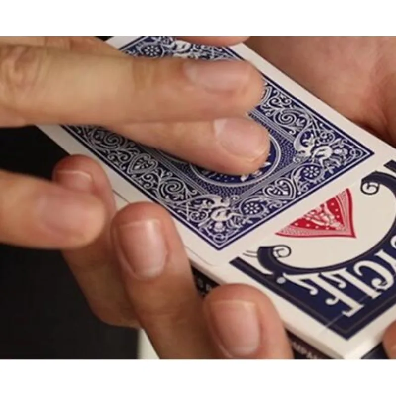 E.T Box Magic Tricks Card and Box Blue to Red Color Change Deck Magia Close Up Street Opening Illusions Gimmicks  Props