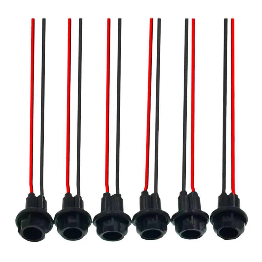 

9pcs T10 Instrument Light Bulb Socket Connector Lamp Holder Adapter Base For Motorcycle Car Truck Boat Caravans Trailers Plug-In