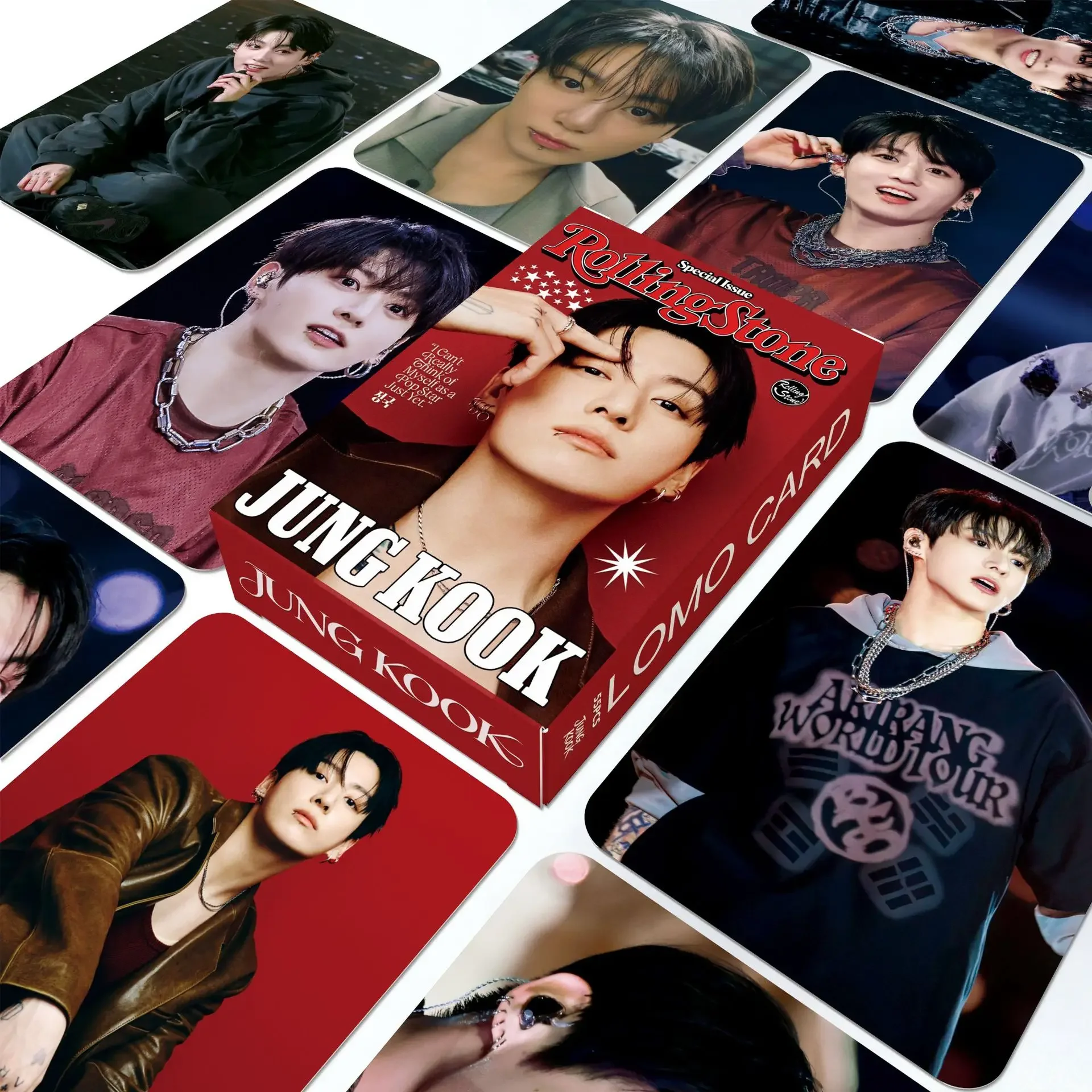 New 55Pcs BTS Lomo Cards New Album Photocards V JK Jimin Jin Jhope Suga RM Collection Cards For Fans