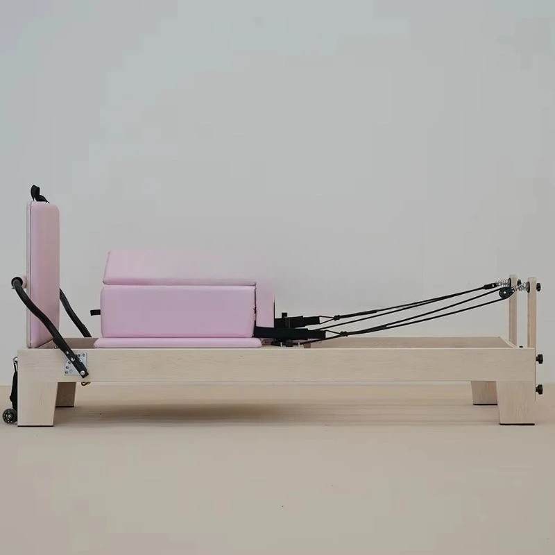 Top-Tier Maple Wood Pilates Reformer Bed for Studio Use and Home Gym Workouts Wholesale Price