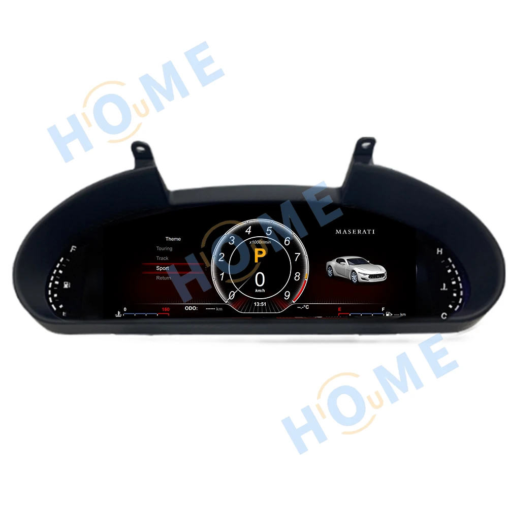 Linux Car Digital Cluster For Maserati GC Granturismo GT/Quattroporte 2004-2018 LCD Dashboard Panel Virtual Instrument CockPit