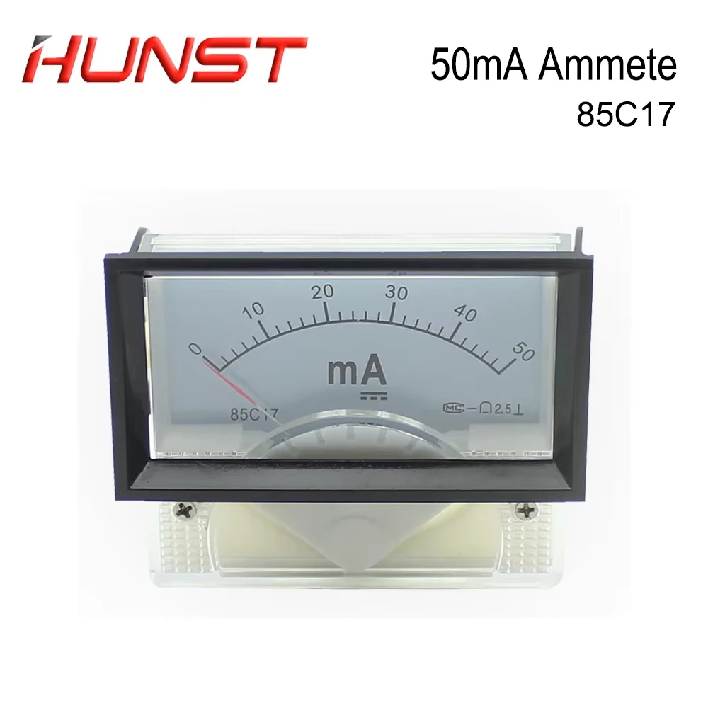 Hunst 50mA Ammeter 85C17 DC 0-50mA Panel for CO2 Laser Cutting Engraver