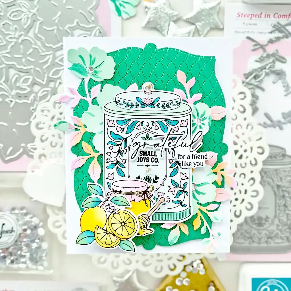 Metal Cutting Dies Stamps Stencil Hot Foil Washi Scrapbooking Pink Fresh Merry Christmas Leafy Loops Coverplate DIY Decoration