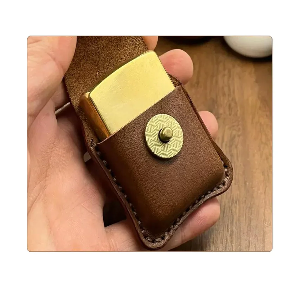 Lighter Holster Retro Style Men's A02 Lightweight Leather Case