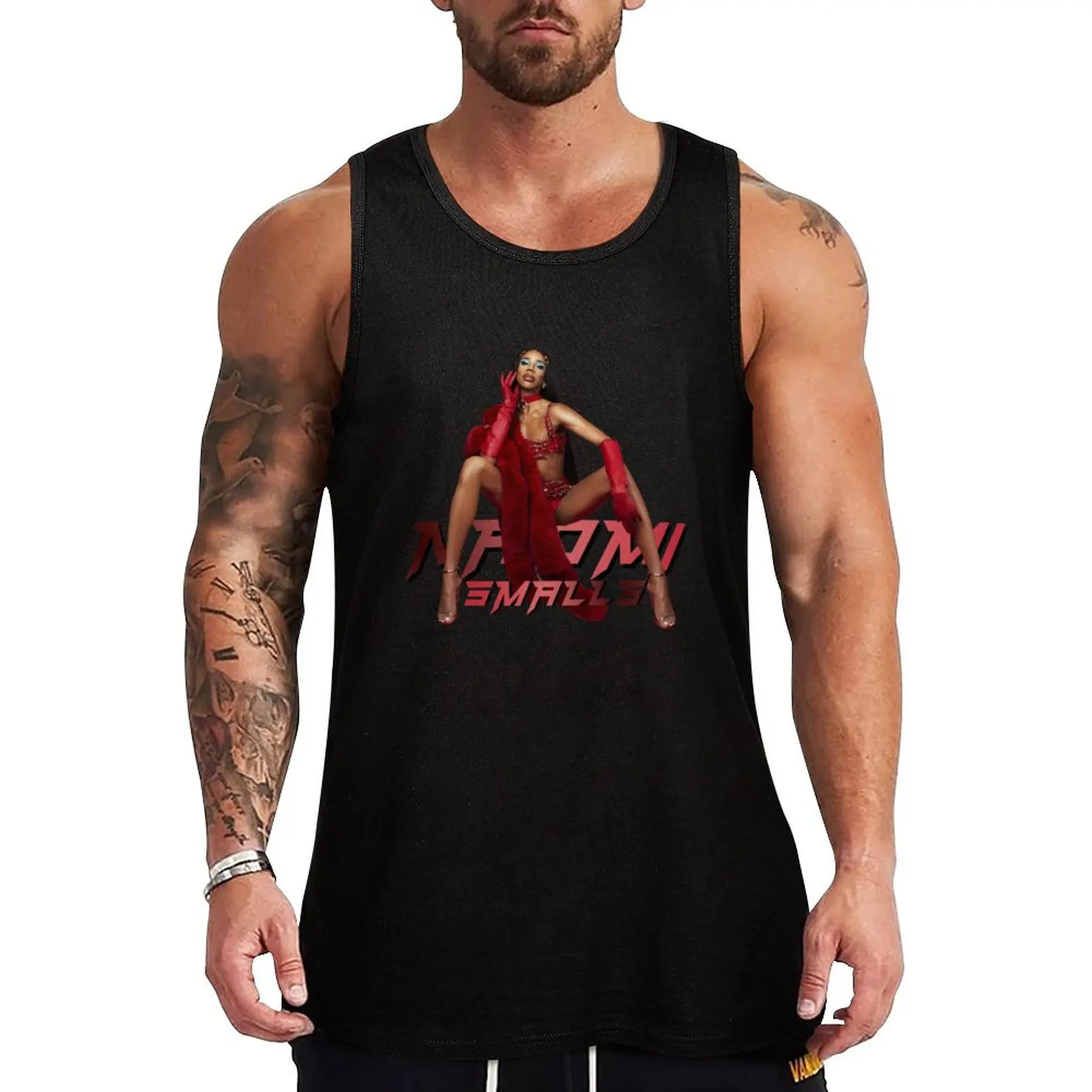 

NAOMI SMALLS Tank Top Classic Basic Tank Top Regular Fit Casual Sleeveless