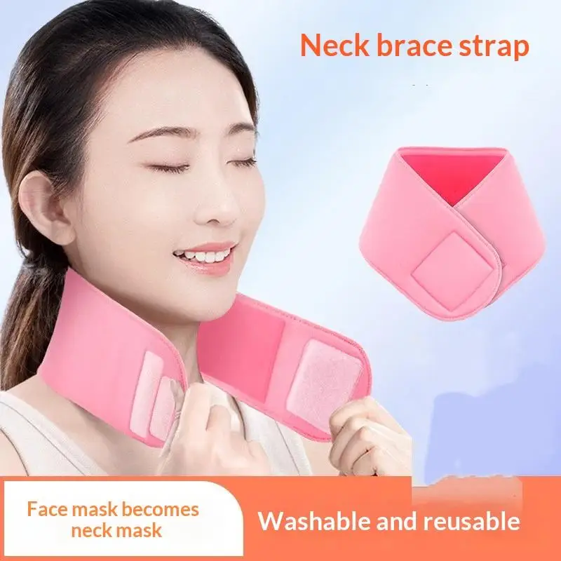 1Pcs Beauty Skin Neck Care Womens Neck Mask Silicone Gel Anti Aging Patch For Neck Mask SPA Neck Wrap Mask Moisturizing Belt