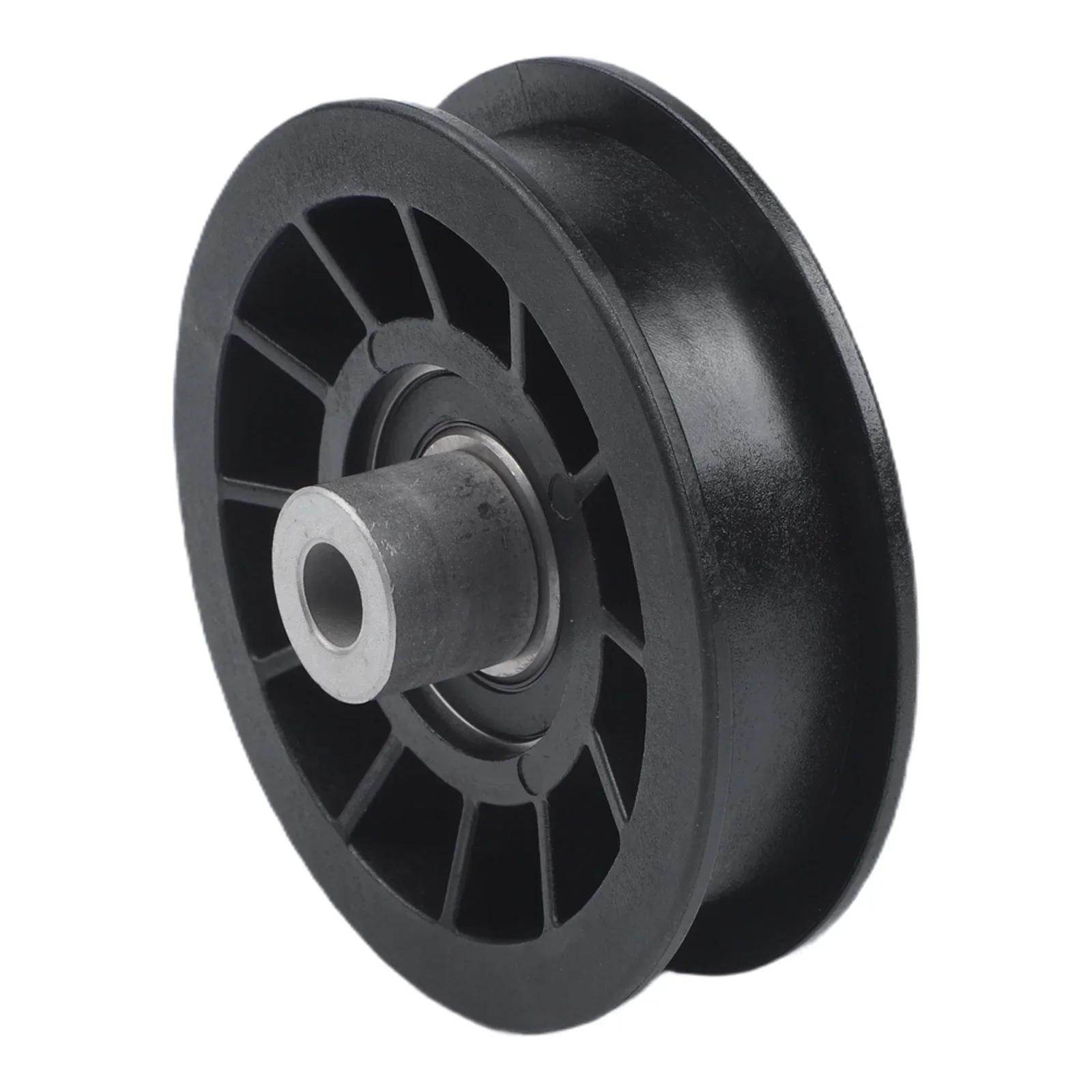 Replacement Idler Flat Idler Pulley Metal Construction Precision Dimensions Smooth Belt Movement Precision Fit Idler Pulley Part