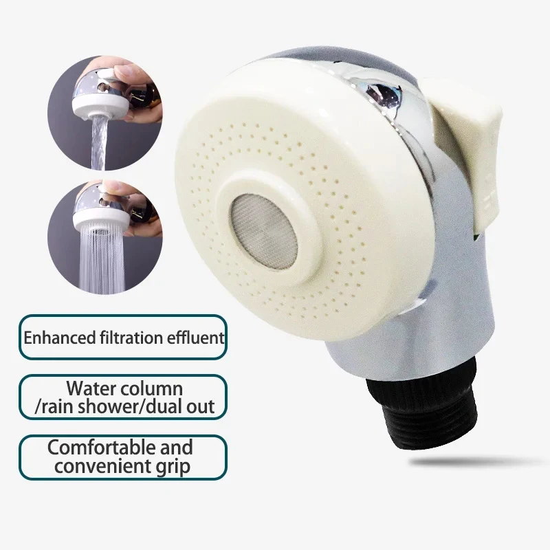 

Water Saving 2 in 1 Shower Head for Shampoo Hair Salon Shower Head Accessory with Side Switch