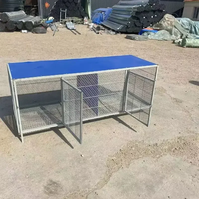 Chicken cage household indoor large barbed wire anti-weasel mouse outdoor folding stainless steel rabbit pigeon breeding cage