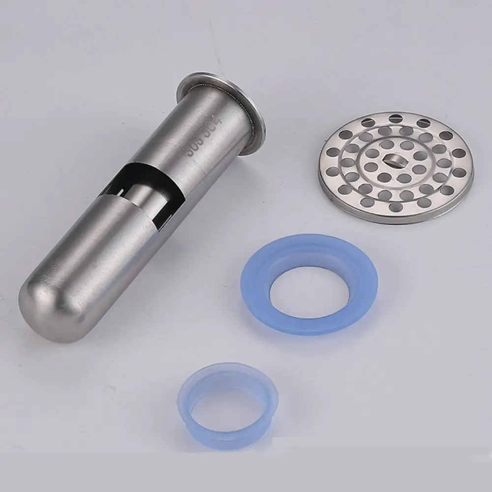 

Сливные сердечники для пола из нержавеющей стали, удлинительная труба с уловителем волос, напольный фильтр, эффективный дренаж, защита от засорения