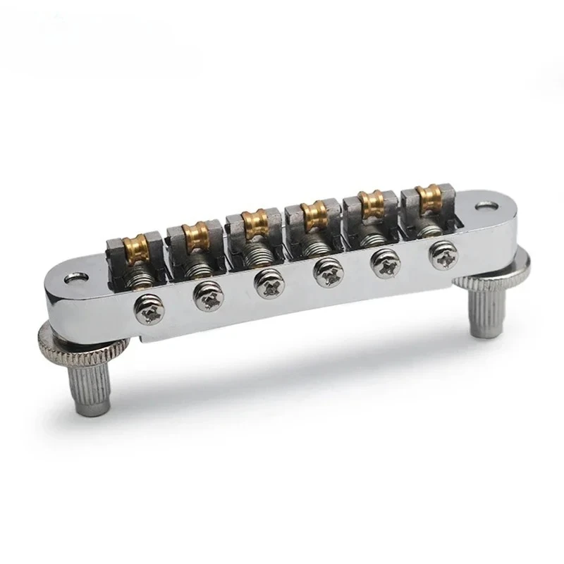 

Запасная часть для гитарного бриджа Tune-O-Matic с роликовыми седлами, совместимая с 6-струнными электрогитарами в стиле L/P S/G
