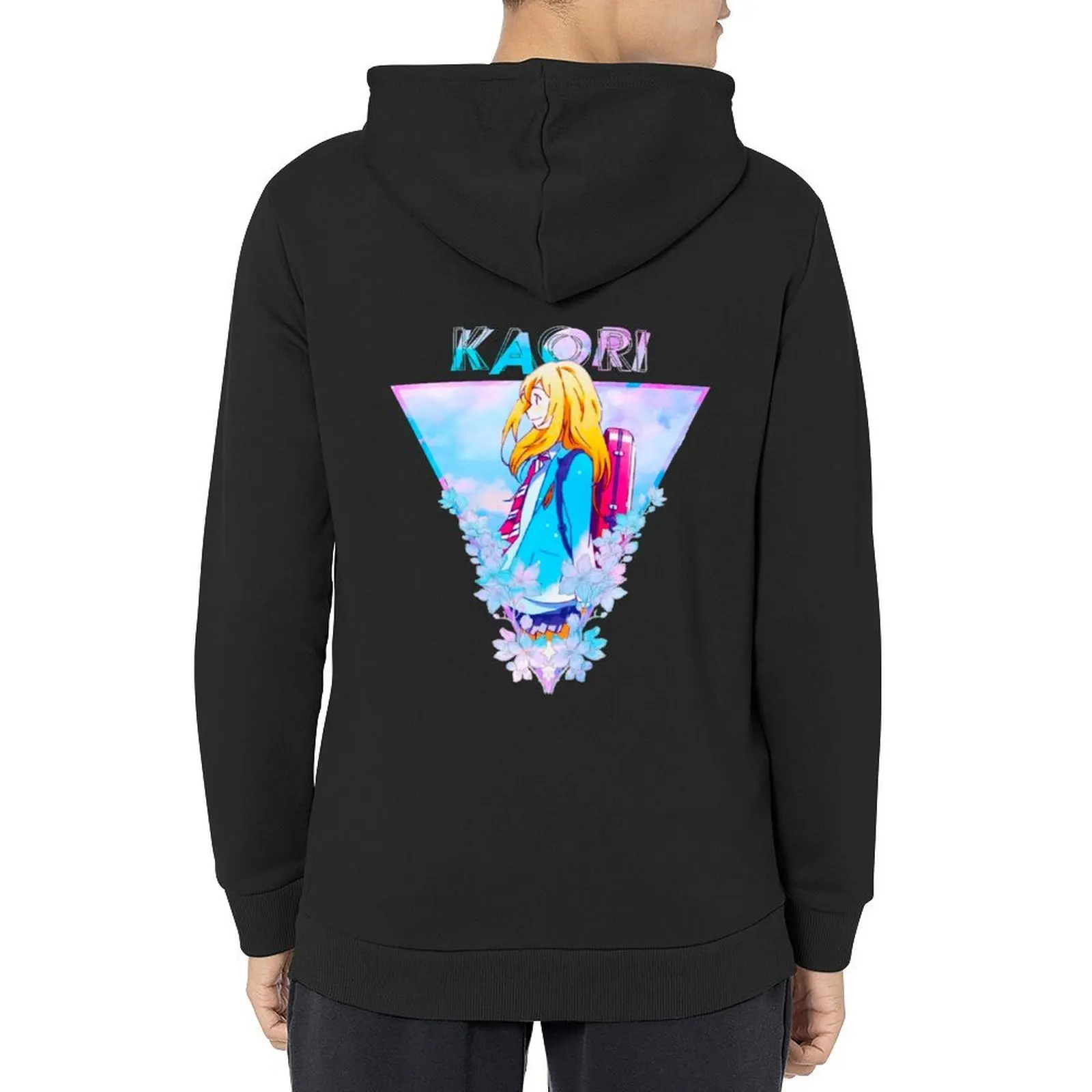 

kaori Your lie in April cute Hoodie men clothing korean style clothes clothes for men mens clothes tracksuits