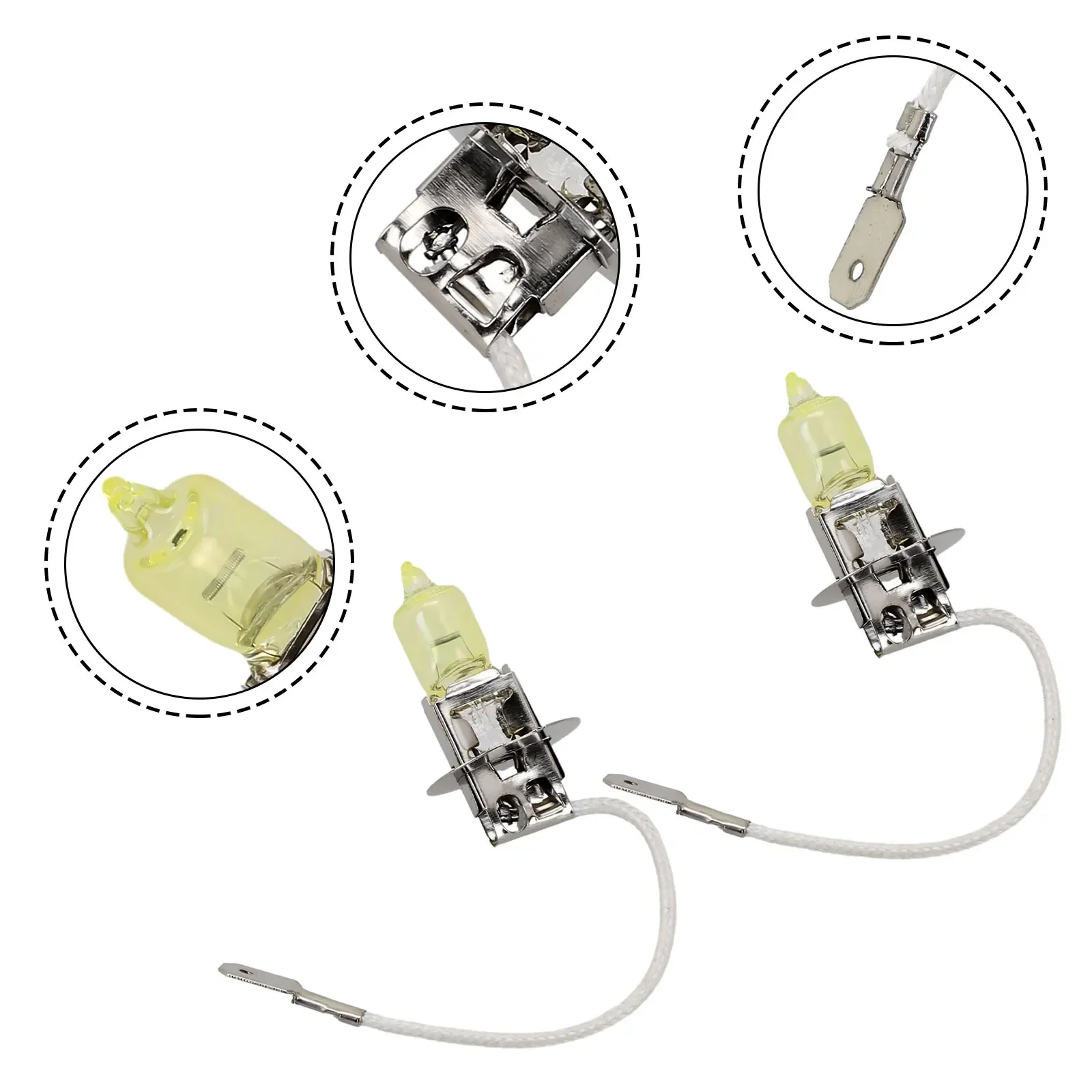 Aging Prevention Auto Fog Light Yellow Current A X H W Car Halogen Headlight Bulb Current Exceptional Brightness
