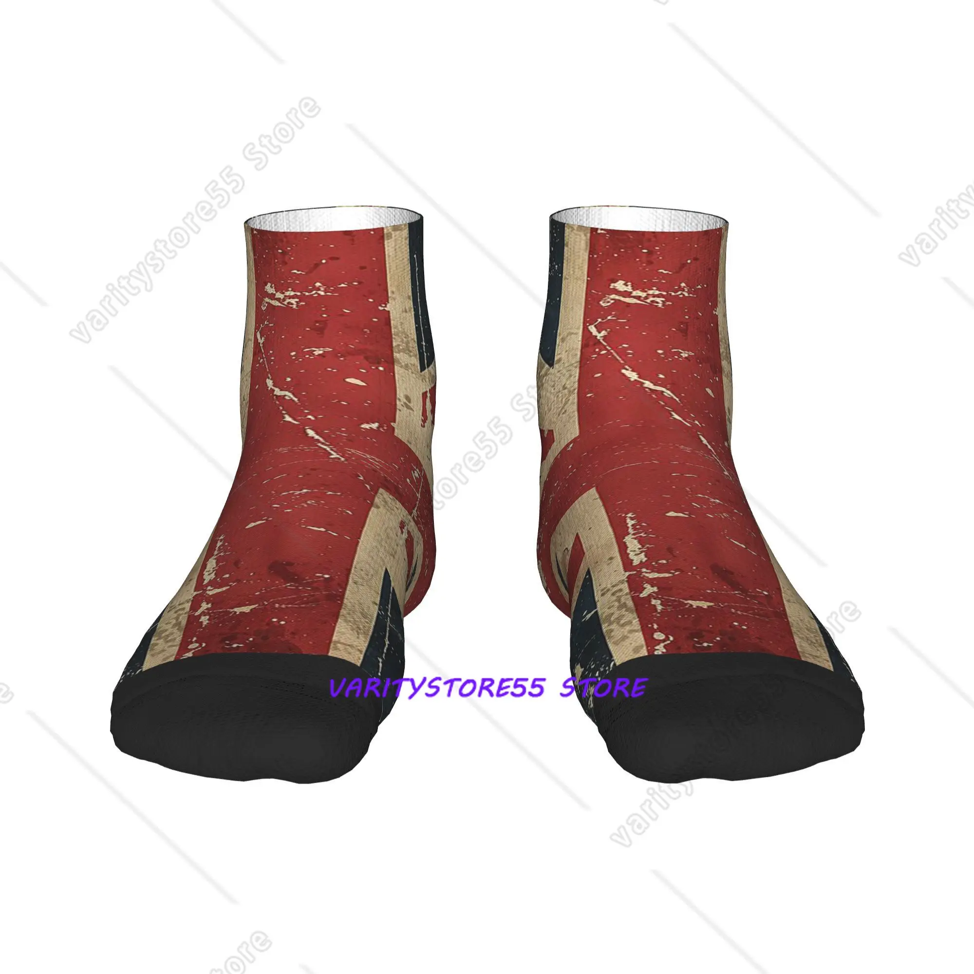 

Vintage Union Jack Socks Harajuku Sweat Absorbing Stockings All Season Socks Accessories for Man's Woman's Christmas Gifts
